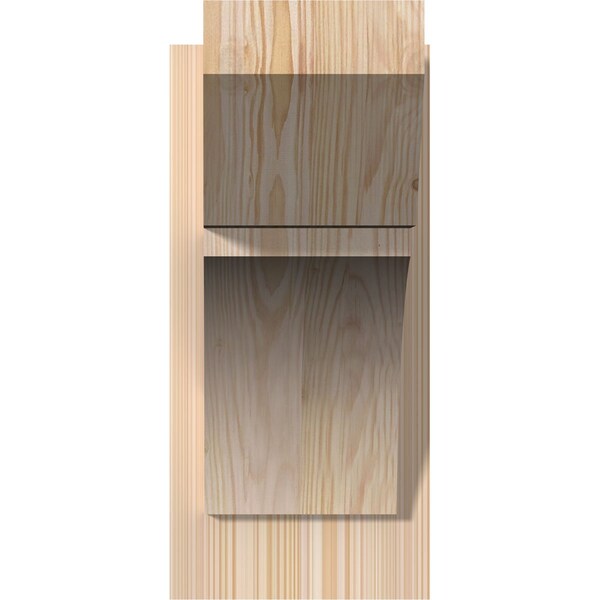 Thorton Slat Smooth Outlooker, Douglas Fir, 7 1/2W X 16D X 16H